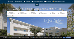 Desktop Screenshot of maison-retraite-montpellier.com